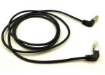 Double UP Angle Ethernet Lan Cable / Cat6 FTP Stp Patch Cord Custom Jacket