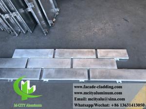 Quality Imitation Brick Metal Wall Cladding Aluminium Panels For Wall Cladding Facade Decoration wholesale