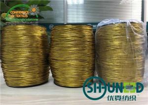 Quality Custom Gold and Silver Garments Accessories Round Elastic Cord Thread String for Hanging wholesale