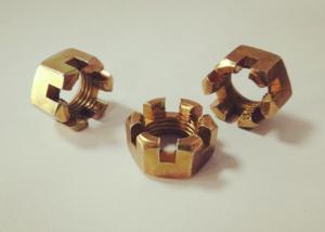 High Precision Hexagon Slotted Nut M14x1.5 For Needing Pre Tightening Force Place