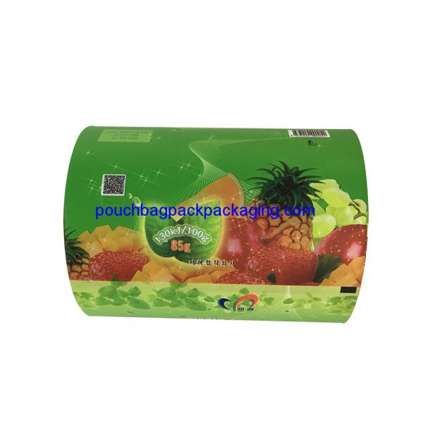 Custom Printed Roll Stock Plastic Film, laminated packaging film roll
