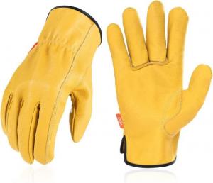 Quality Tear Proof Hand Leather Gloves Dexterity Easy On And Off   S - XL Size wholesale