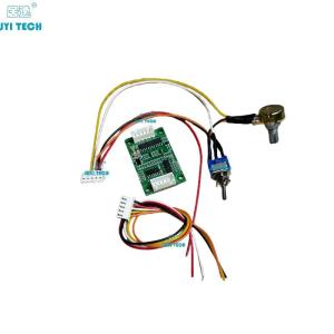 China Max Current 3A 12V/24V Brushless DC Motor Driver PWM Control For Sensorless BLDC Motor With Connector Wires on sale