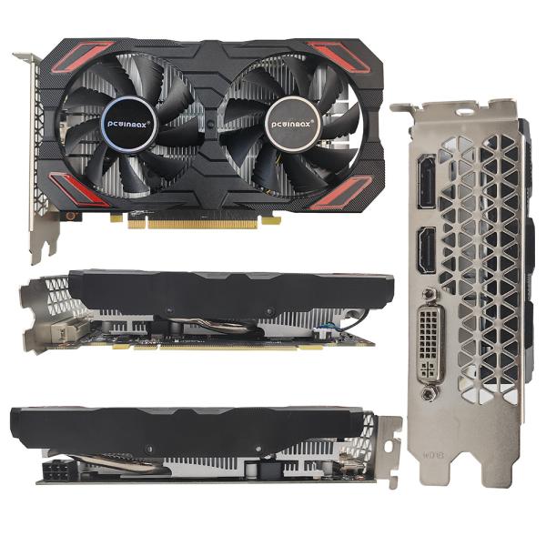 PCWINMAX Radeon RX 590 2304SP 8GB GDDR5 256Bit 6pin Desktop GPU Gaming Graphics Card with DP HD DVI Ports
