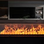 Upgrade Your Space With A Remote Control Embedded Water Steam Fireplace