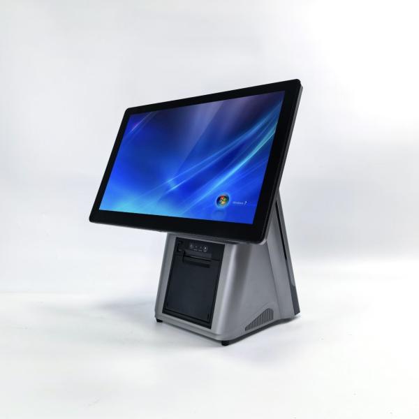 15.6 Inch Android 11 All-in-One POS System with 80mm Printer and VGA HDMI USB rj45 Signal Interface Bluetooth Supported