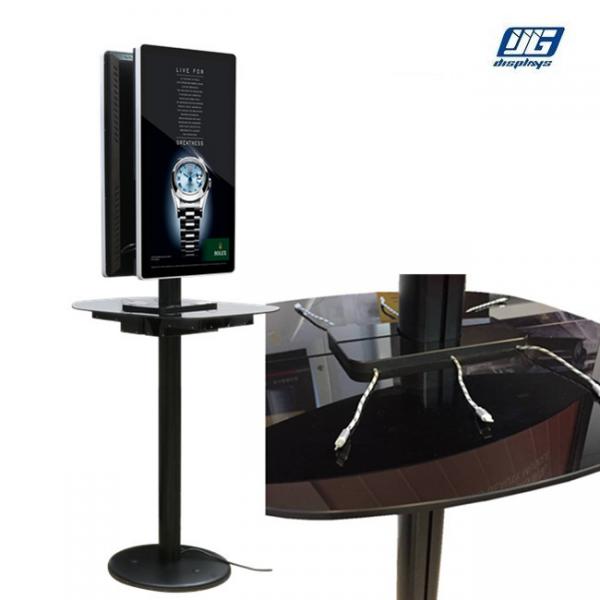 Cheap Aluminum Frame Commercial Phone Charging Station With Two Sided 32''  LCD screen for sale
