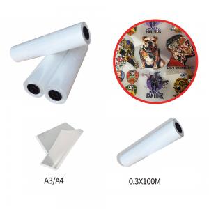 China Haet Transfer DTF Printer Paper A3 Roll 30cm 60cm DTF Paper Roll For DTF Printer on sale
