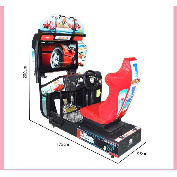Customized Metal acrylic plastic Racing Simulator Rig for 3D Car Racing Game Machine