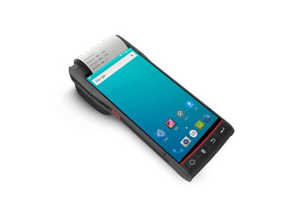 Cheap Rugged Industrial Mobile PDA POS Terminal with Printer 2D Wireless Barcode Scanner Android for sale