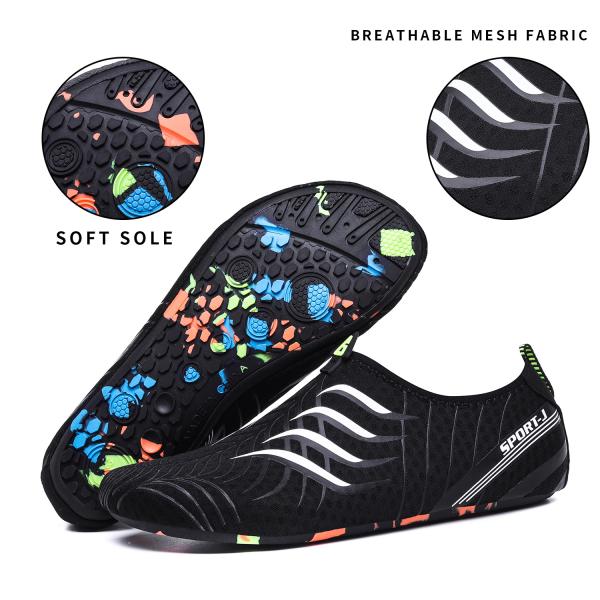 Womens and Mens Water Shoes Barefoot Quick-Dry Aqua Socks Slip-on for Outdoor Beach Swim