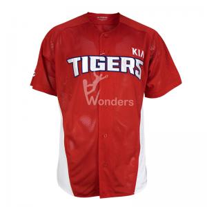 China Men’S Contrast Color Short Sleeve Plus Size Baseball T-Shirt on sale