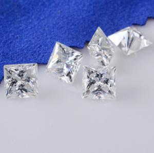 Quality Genuine Loose Diamond Moissanite 1 Carat Moissanite Fancy Cut 6 Mm Super White wholesale