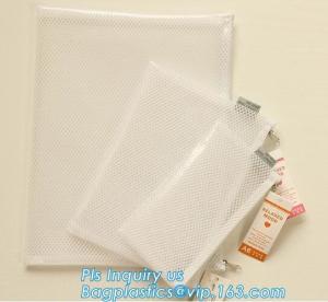 China Office Stationery Plastic Mesh A5 Black File Folders with Zipper, A4 Eco-friendly PVC Mesh Zipper Document Bag Plastic A on sale