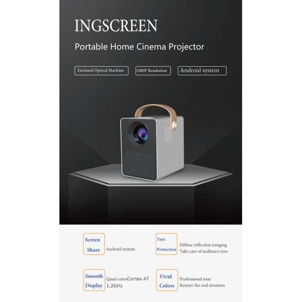 4K Smart Wifi 1080P HD Projector Party Theater Multimedia Lcd Projector Model 1080p