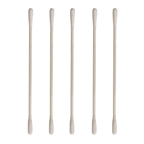 3 Inch Slim Paper Handle Cleanroom Consumables Lint Free Cotton Swabs