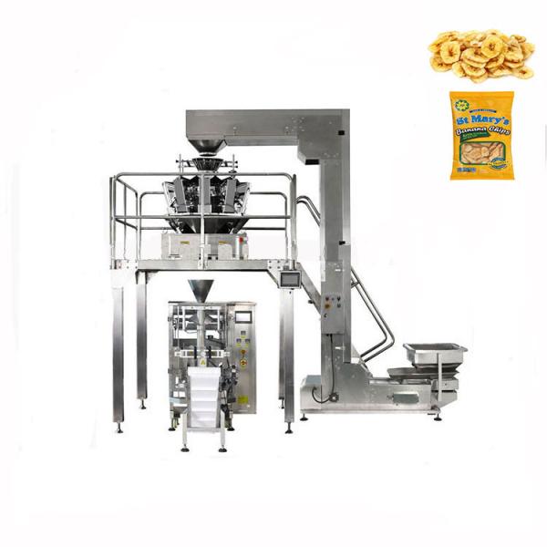 10 Heads Weigher Apple Banana Chips Packaging Machine