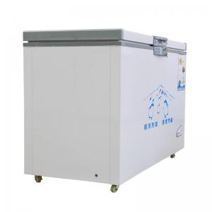 China European type glass door chest island freezer deep freezer with handle large capacity chest island freezer Chest cooler on sale
