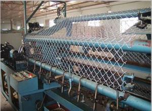 China Fully Automatic Chain Link Fence Machine For Galvanized Wire / Black Wire on sale