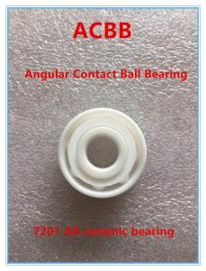 Quality 7201 High Temp Ceramic Bearings Corrosion Resistance wholesale
