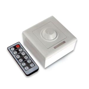 China 86 Wall Type Knob LED Switch , Single Colour LED Controller With RF Remote Control on sale