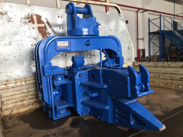 Embraced Elastic Sheath 10m 30T Pile Driver Excavator Attachment