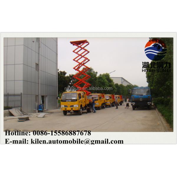 DFAC 4x2 Hand Operated High Altitude Lift Truck 8m 10m Double Cabin