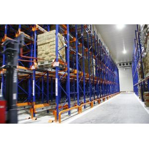 Quality High-Density Radio Shuttle Racking system + Pallet Runner + forklift wholesale