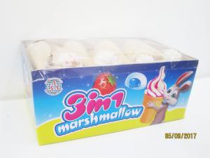 China Ice Cream Shape White Marshmallow / Gourmet Marshmallows In Crispy Ice Cream Cone on sale