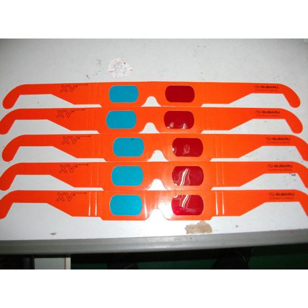Paper Anaglyph 3D Glasses Red Blue With Circular Polarized Lenses