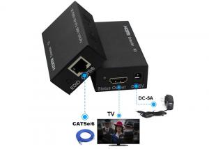 Quality 6.75Gbps HDMI Fiber Extender , HDMI Network Extender Over CAT6 wholesale