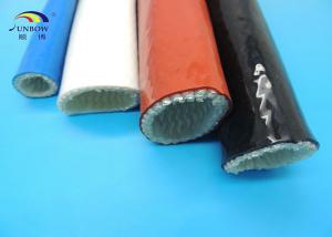 China Top quality  Hose Silicone fiberglass sleeve  Protection  fire proof sleeving on sale