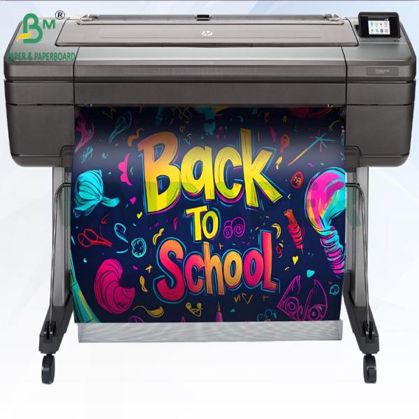 90gsm 105gsm Coated Bond Paper Roll 24" x 150'For Indoor Color Poster Maker