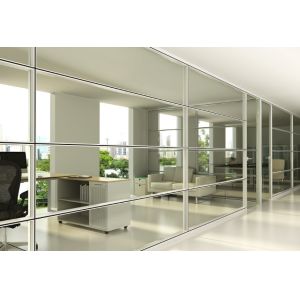 Quality Transparent Laminated Glass Partition Walls For Office Window wholesale