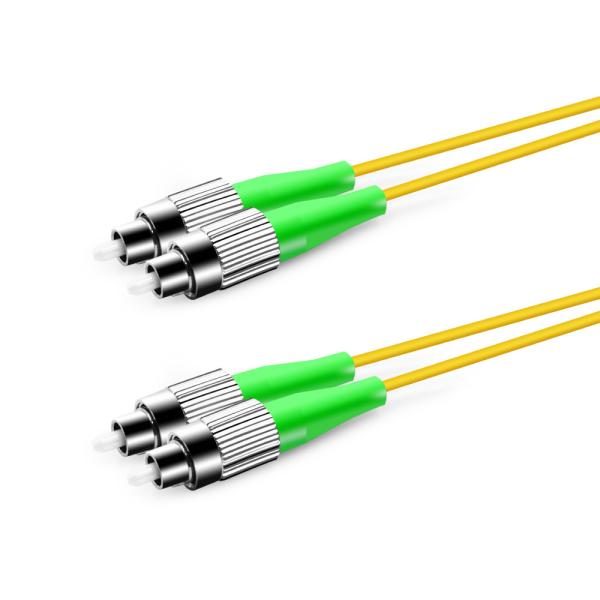 Cheap SM 9/125 Zipcord Simplex Fiber Optic Patch Cord FC APC For FTTH FTTB FTTX Network for sale