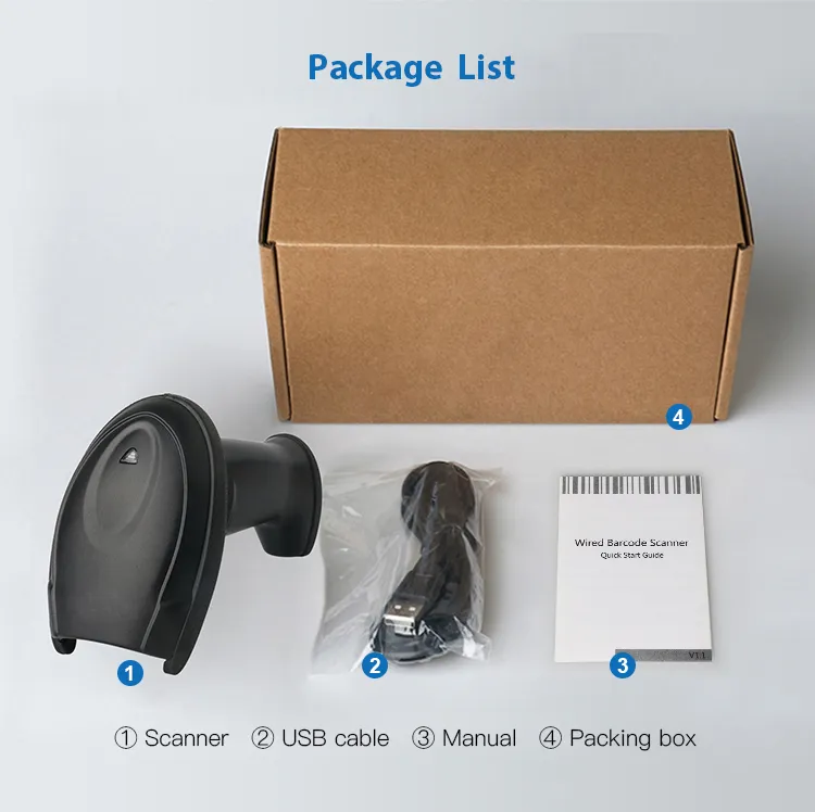 1d Wired Cdd Barcode Scanner The Cheapest Handheld Barcode Scanner in Supermarkets