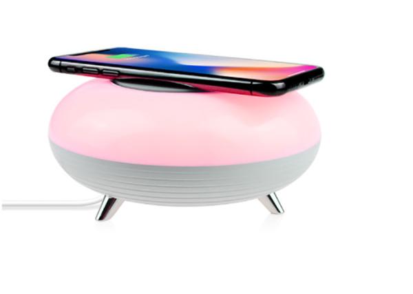 Cheap 7 Colorful Lighting Modes Wireless LED Table Lamp ABS Material 9V 1.5A Power Input for sale