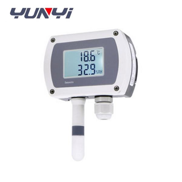 Cheap White Air Pressure Transducer Sensor , 1%FS Temperature Humidity Transmitter Sensor for sale