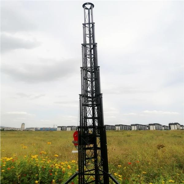 Winch Up Lightweight Rust Free Telescoping Radio Tower