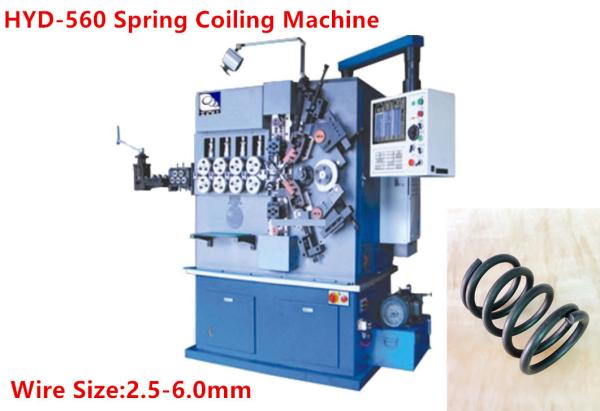 60m / Min Six Axes Helical Spring Wire Machine Automatic Spring Coiling Machine