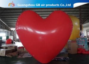 Quality Party Big Red Love Heart Inflatable Model PVC Helium Balloon Airtight wholesale