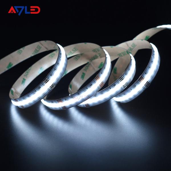 High Density CCT Flexible Led Strip Dimmable COB Led Strip 5m 24v 640 Leds/M
