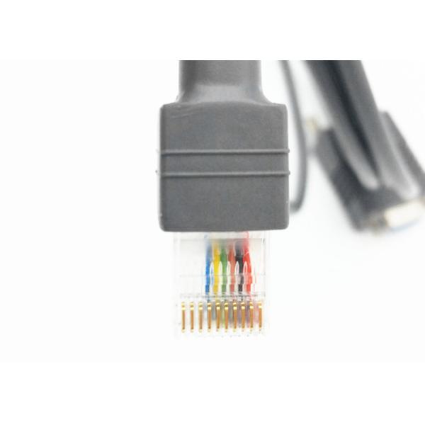 5M Coiled Symbol Barcode Scanner Cable RS232 DB9 PIN Female Connector One End