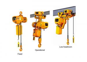 Quality Small Light Weight 0.1 Ton To 6 Ton Chain Hoist 3m To 120m Lifting Height wholesale