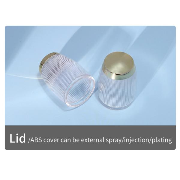 Customized Acrylic Bottles 100g Face Cream Jars Cosmetic With Screen Printing Logo Acceptable