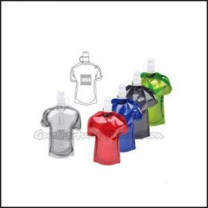 Quality Hot Sale Eco Portable promotional fold T shirt Shape water bottle cup drinkware gift wholesale
