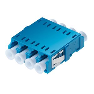 Quality Lightweight Fiber Optic Adapter , LC Quad Adapter Low Insertion Loss wholesale