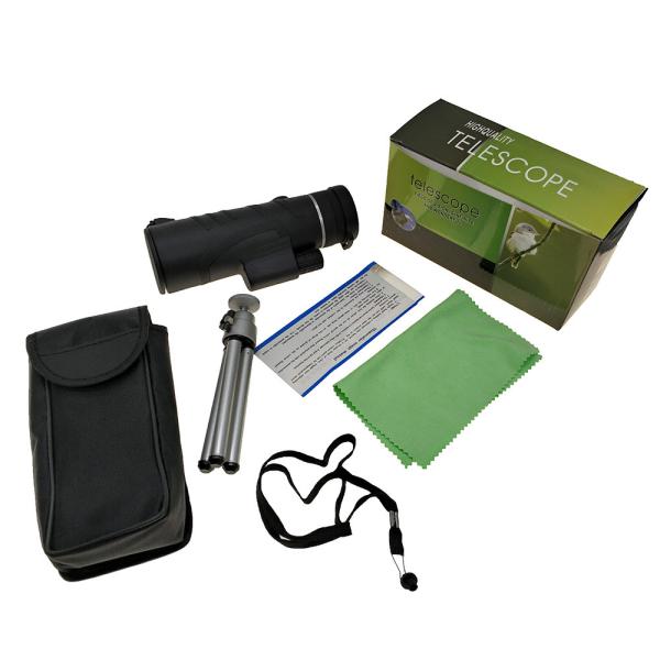 12X50Mobile PhoneMonocular Telescope With Tripod Smartphone Clip