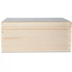 Quality Customized Large Lidded Wooden Box Toy Keepsake Plain Unpainted wholesale