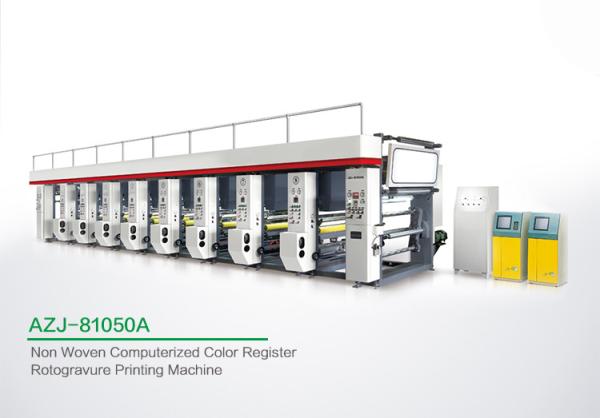 Powerful 8 Color Rotogravure Printing Machine For Once Through Continuous